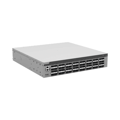 Switch DCI para Data Center, 64 Puertos QSFP28 100G para Escenarios de Alta Densidad, Alta Disponibilidad y Unificación de Centro de Datos.