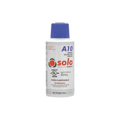 Lata De Humo Sintético En Aerosol Para Prueba De Detectores Puntuales, No Tóxico, No Inflamable, Libre De Silicona, 100%Biodegradable, No Contamina Los Detectores, Uso Manual o En Dispensadores SOLO-330/SOLO-332, Listado UL