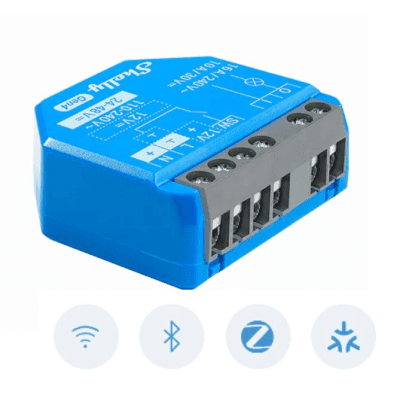 Relevador inalámbrico inteligente 16A, 110-240 V / 1  salida de contacto seco / compatible con asistente de voz Alexa, Google Home / Wifi 2.4