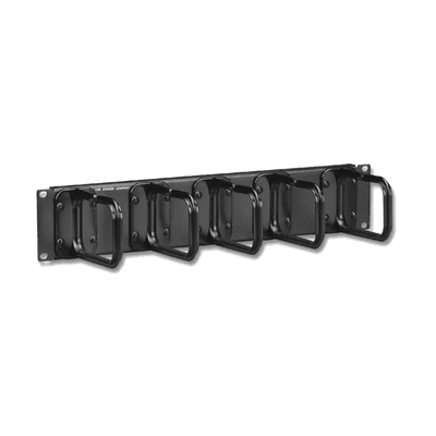 Organizador de cable, para montaje aéreo, con 5 soportes, 2UR