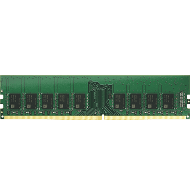 Módulo de Memoria DDR4 ECC Unbuffered DIMM | 16GB | 2666 MHz | Compatible con Series SA: SA3400D, SA3200D / Series UC: UC3400, UC3200 / Series 21: RS4021xs+, RS3621xs+, RS3621RPxs, RS2821RP+, RS2421RP+, RS2421+ / Series 19: RS1619xs+ /  Series 18: