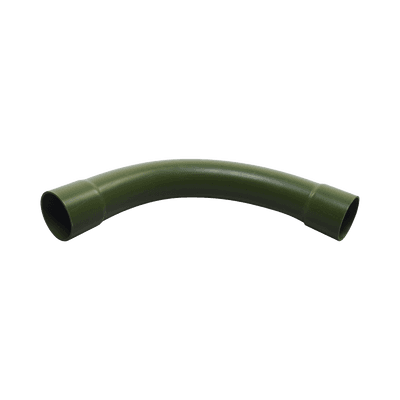 Curva/Codo de 90 PVC Conduit pesado de 1 1/2" (38 mm).