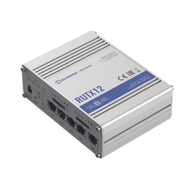 Router Industrial Dual LTE Cat 6 / 600 Mbps / 5 Puertos Gigabit / WiFi 5 / Doble SIM / GNSS / PoE / -40°C a 75°C
