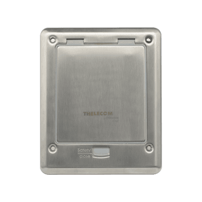 Caja de Piso con Contacto Eléctrico (Duplex), Resistente al Agua, IP66 (Con Tapa Cerrada) (11000-53201)