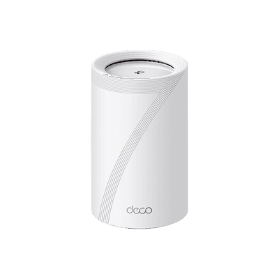 Router Inalámbrico MESH Interior para Hogar / Triple Banda Wi-Fi 7 BE9300 Mbps / 2 Puerto 2.5 Gigabit WAN/LAN / 4 Antenas Internas / Operación Multi-Link MLO / Administración Mediante la App Deco (iOS, Android) / HomeShield