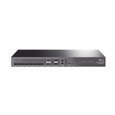 Deltra Stream - OLT de 8 Puertos XGSPON & GPON Combo / Conexión Hasta 2,048 ONUs / 2 Puerto 40G QSFP+ Uplink / 2 Puertos SFP+ 10G Uplink / Fuentes Redundantes AC-AC (incluidas) /  Administración desde la Nube Sin Costo (DPMS)