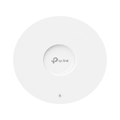 Punto de Acceso Omada Ultra-Rango / Wi-Fi 6 AX6000 MU-MIMO 4x4 /  Mesh Omada / Alta Densidad de Usuarios / Configuración por Controlador o Stand-Alone / Para Montaje en Techo/pared / Alimentación PoE+