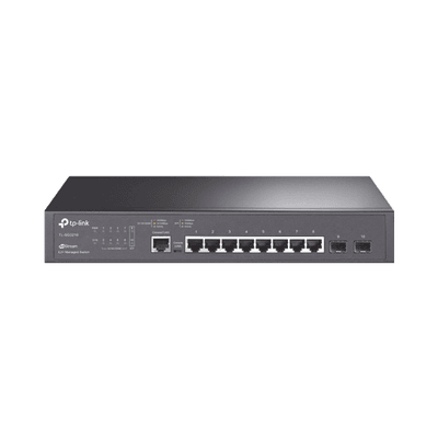 Switch JetStream SDN Administrable 8 puertos 10/100/1000 Mbps + 2 puertos SFP, administración centralizada OMADA SDN