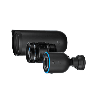 UniFi Protect AI DSLR – Cámara 4K PoE+ para Interior/Exterior con Sensor de Alta Sensibilidad, Lente Fija Gran Angular de 17 mm y Analítica Avanzada por IA
