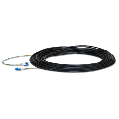 Fibercable de 30 Metros (100 Pies) Monomodo (SM) con Conectores LC, Ideal para Equipos Edgerouter, Edgeswitch y Edgepoint.