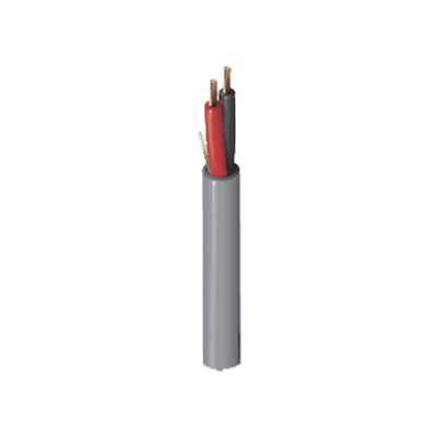 Bobina de 305 Metros (1000 Pies) de Cable / 2 x 16 AWG / Color Gris / Para Aplicaciones Multi Propósito, Seguridad, Control de Acceso, Audio.