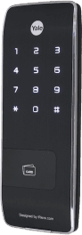 Cerrojo Slim / 11 mm / 40 Usuarios / Código PIN / Alarma / Cierre Automático / 4 Pilas AA / Puerto 9V / RF Opcional