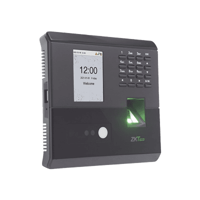 Terminal Biométrica Facial y Huella / 100 Rostros 500 Huellas / Visible Light / ADMS / TCP/IP / BioTimePro