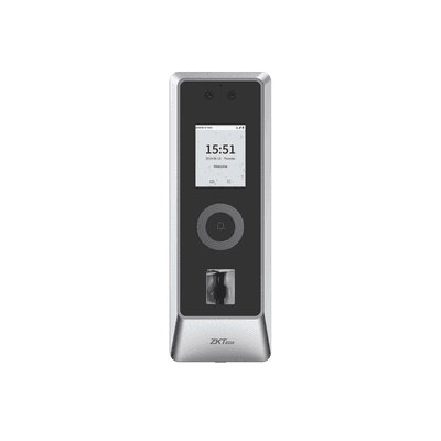 Lector Autónomo Facial y Huella Digital / 30,000 Rostros / IP66 IK07 / TCP/IP Wiegand RS485 / Exterior / ZKBio CVSecurity