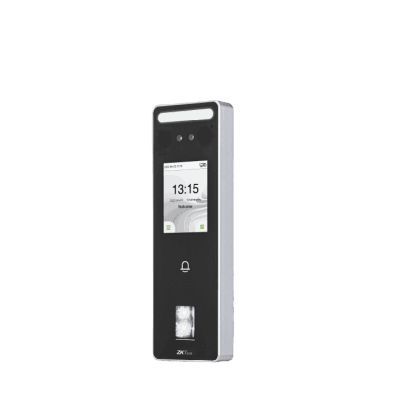 Terminal Biométrica Facial / 500 Rostros 3,000 Huellas / Pantalla 2.4" / IP65 / ADMS / ZKBio Zlink