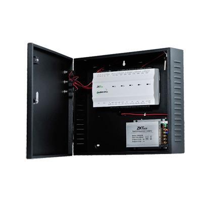 Controlador de Acceso 2 Puertas / 20,000 Huellas / 30,000 Tarjetas / ADMS PUSH / TCP/IP / Gabinete y Fuente 12V/5A