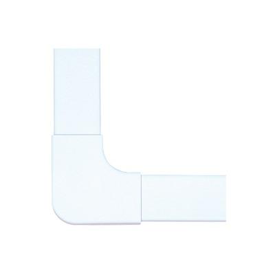 Sección en "L" color blanco de PVC auto extinguible, para canaleta PT48 (6130-01002)